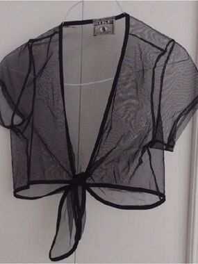 Black Sheer Shrug
